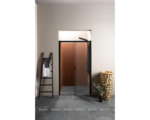 Душевая дверь Aquanet Pleasure AE60-N-140H200U-BT 140, прозрачное стекло