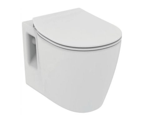Унитазы Унитаз подвесной CONNECT в компекте: унитаз E803501, глубокий смыв, с сиденьем и крышкой E772401 IdealStandard E272701