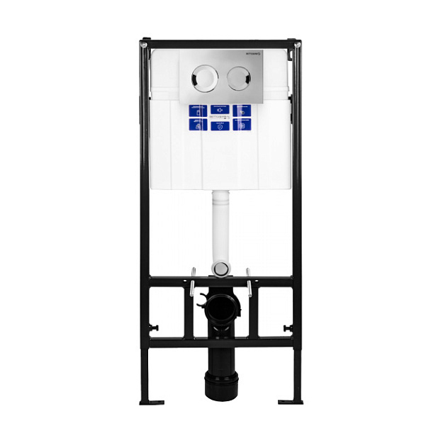 Система инсталляции для унитаза Bettoserb Sava Fix Slim с клавишей COOL хром глянец SET40006469