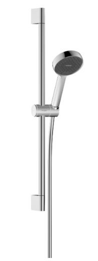 Душевой набор hansgrohe Activera Select S 95 2jet EcoSmart со штангой 65 см хром 28044000