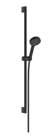 Душевой набор Hansgrohe Activera Select S 95 2jet EcoSmart со штангой 90 см матовый черный 28046670