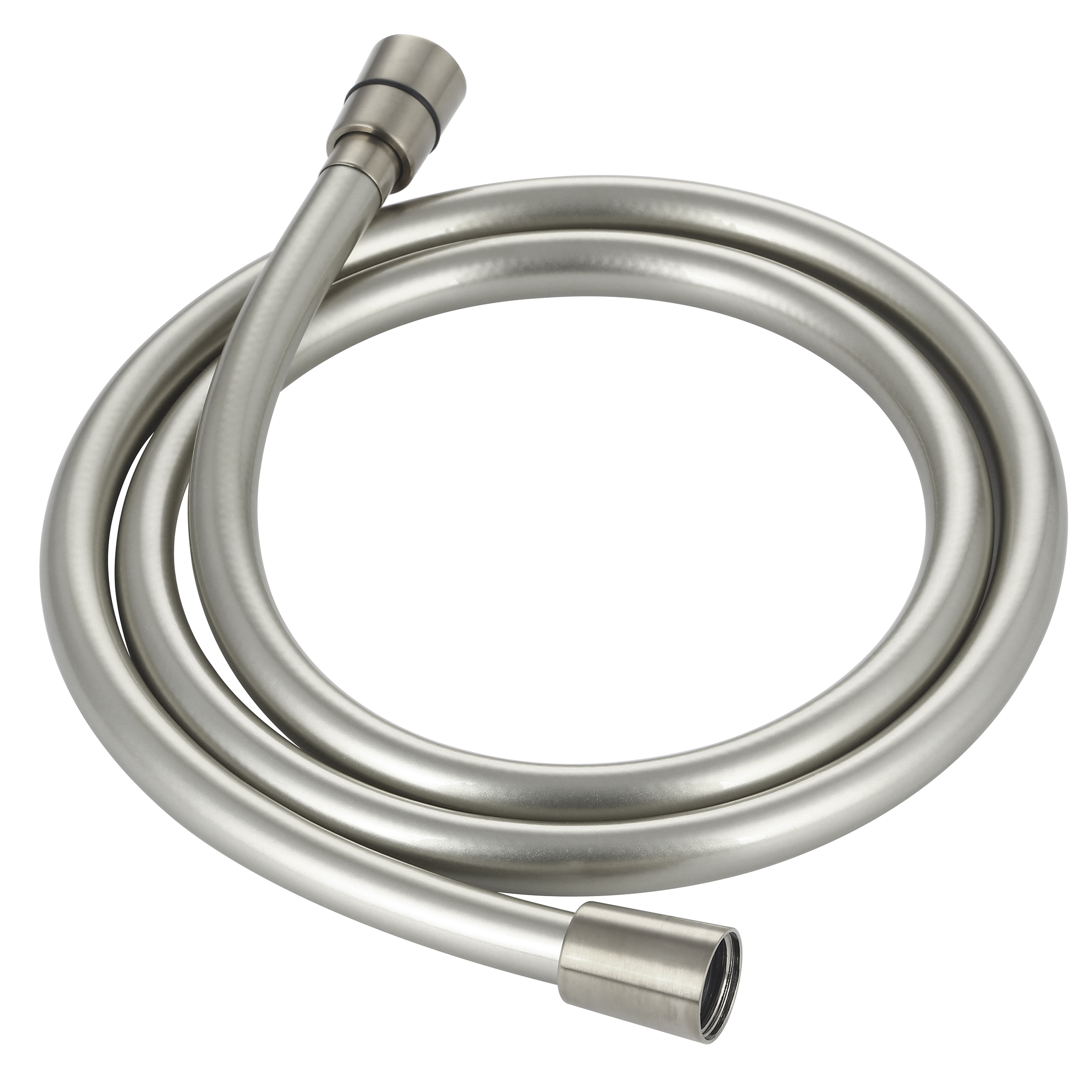 Шланг душевой Aquame ПВХ 1000 мм с защитой от скручивания никель шлифованный AQM1501BN