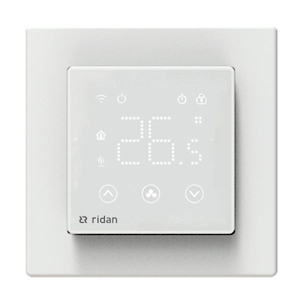 Термостат Ридан RSmart-SW Wi-Fi 230 В белый 088L1141R