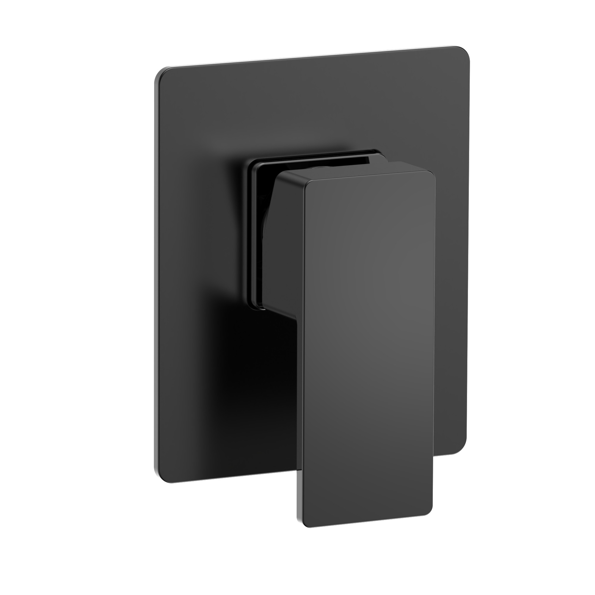 Смеситель встраиваемый AQUAMET Savona с внутр. частью черный матовый AQM8807MB