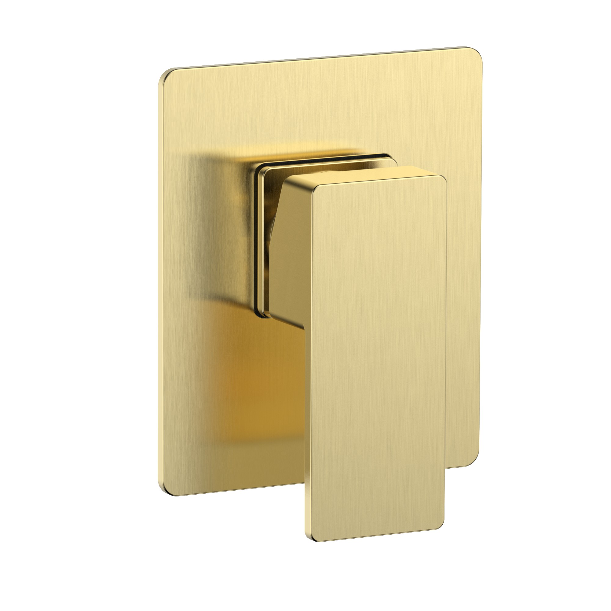 Смеситель встраиваемый AQUAMET Savona с внутр. частью золото шлифованное AQM8807BG