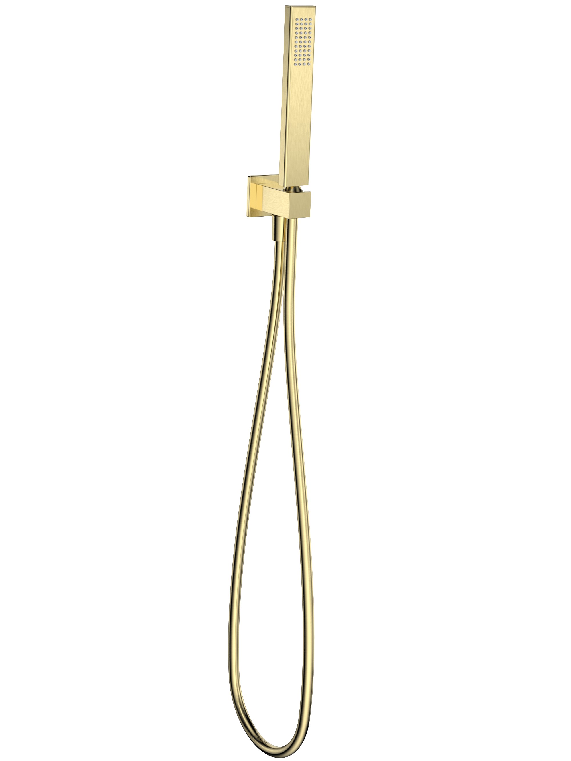 Душевой набор AQUAME Savona AQM8712BG выход из стены с лейкой и шлангом 1500 мм золото AQM8712BG