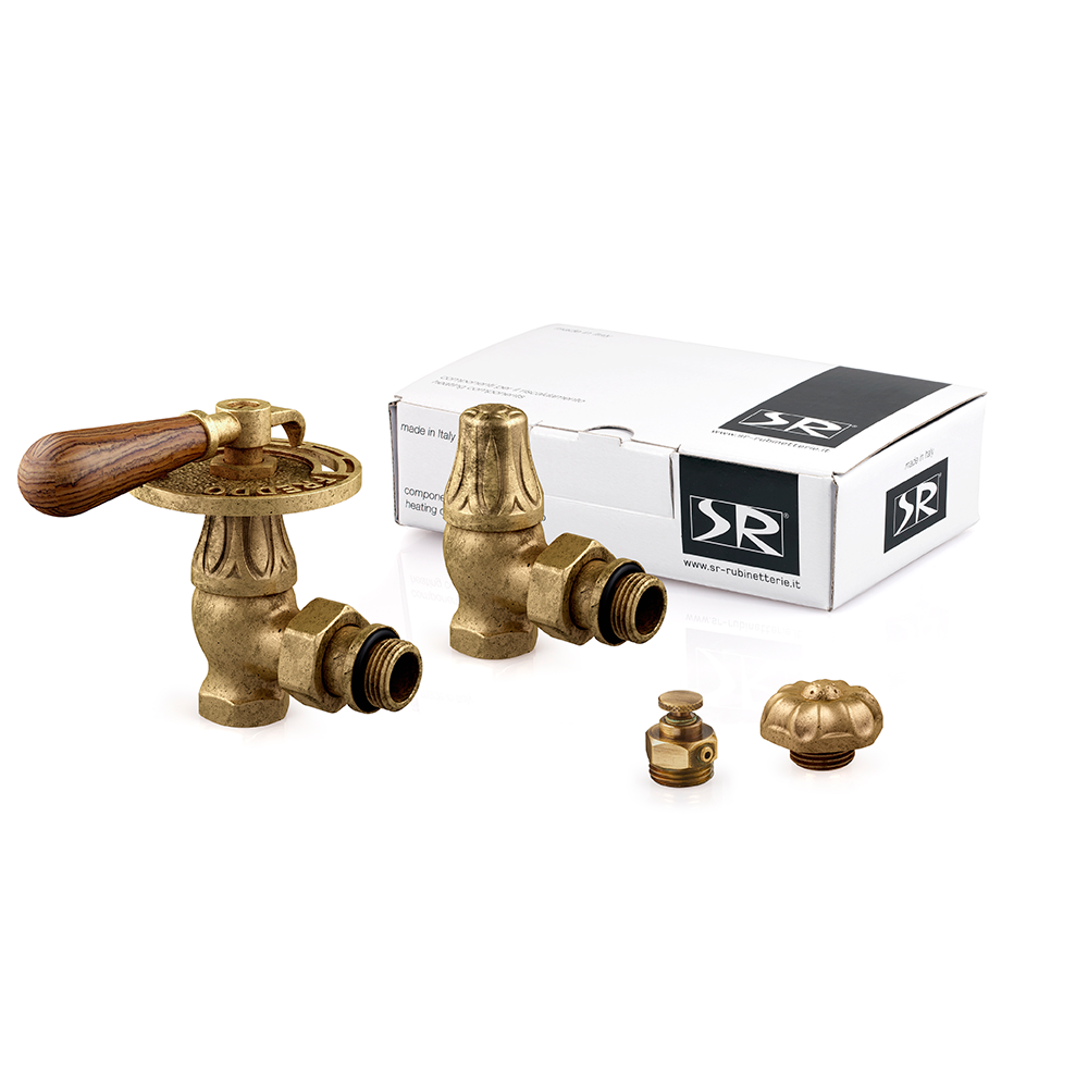 Комплект вентилей угловых SR Rubinetterie Belle Epoque 1/2 бронза K310-1500Z000