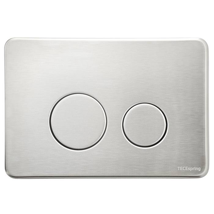 Панель смыва для унитаза TECE TECEspring металлическая нержавеющая сталь сатин S240502