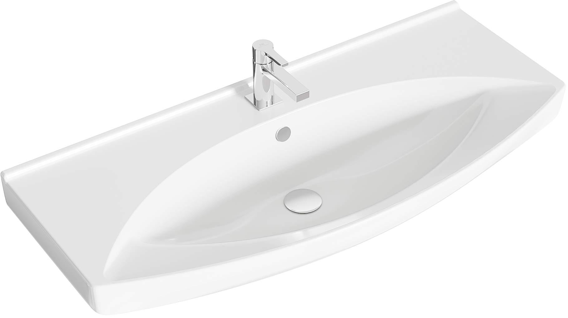 Раковина Kirovit Стиль 1050 1065х493х215 мм с отверстием под смеситель 4620008197340