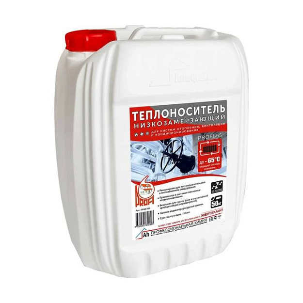 Теплоноситель АльфаХим PROFI-65 этиленгликоль 50 кг ПР65-050