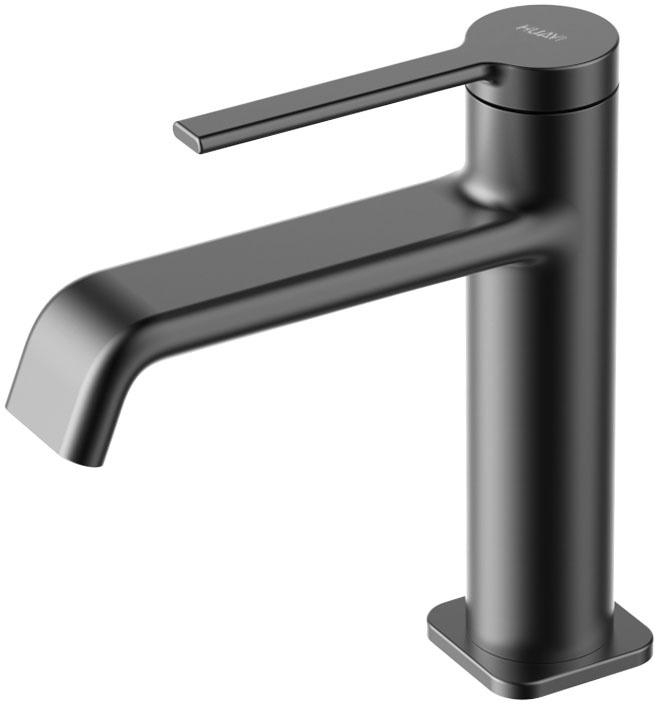 Смеситель для раковины AQUAMERIT Asti 104 мм серый матовый AQM6410GM