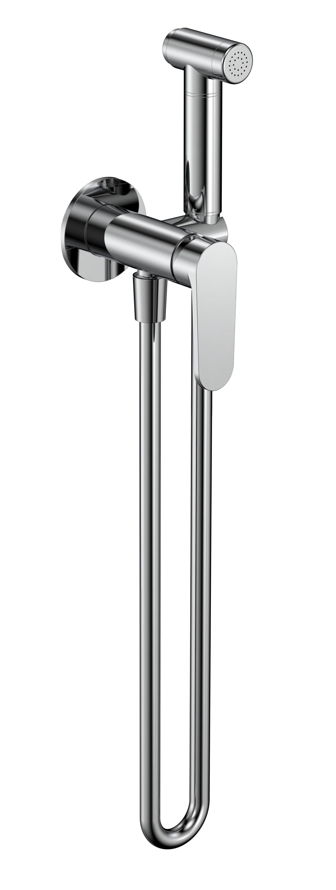Гигиенический душ AQUAMET Novara комплект скрытого монтажа хром AQM6917CR