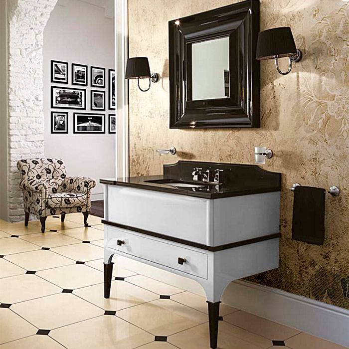 Комплект мебели напольный Devon&Devon Suite раковина Swindon цвет pure white ACSWINDONDS bi / D+ACSWINDONDS(3)