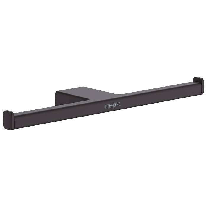 Держатель для туалетной бумаги hansgrohe AddStoris двойной черный матовый 41748670