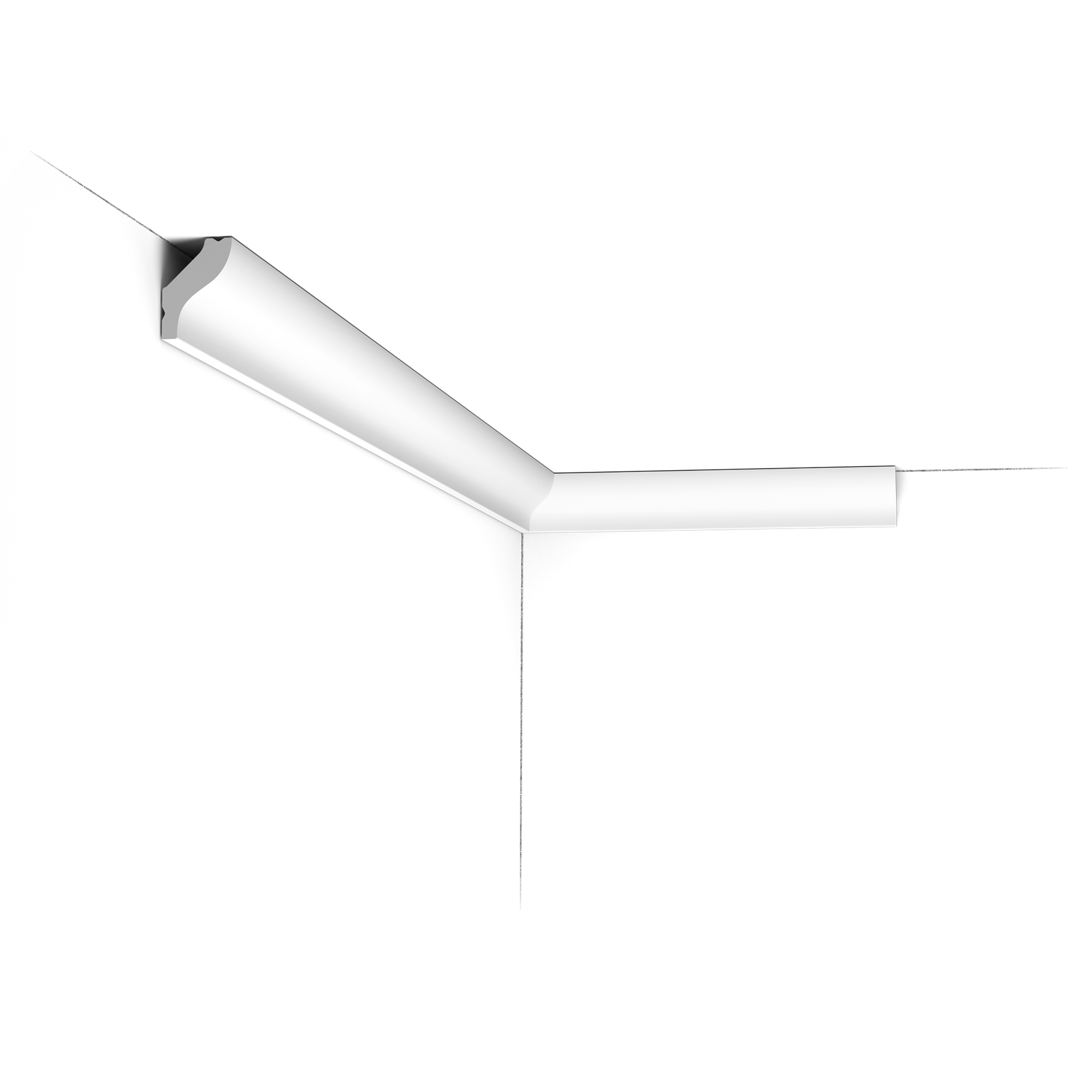 Карниз потолочный Orac Decor Basixx 18x18x2000 мм CB500N