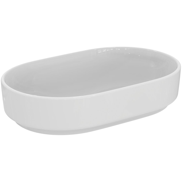 Раковина накладная Ideal Standard i.life O овальная 60x38 см белая T573101