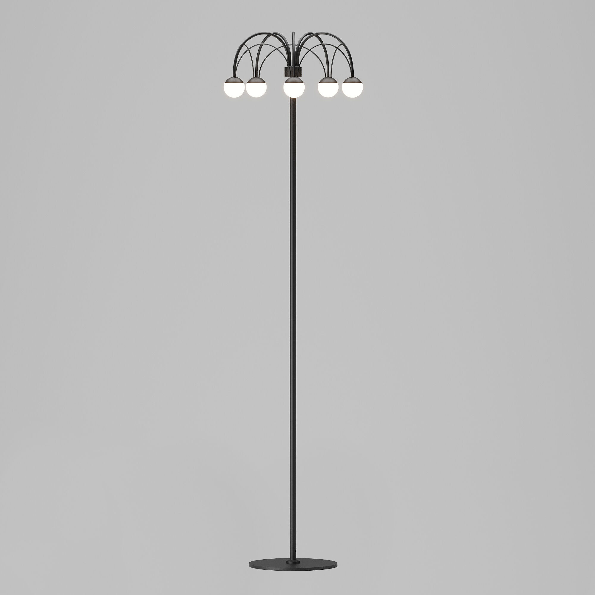 Напольный светодиодный светильник с регулировкой цветовой температуры Ragno 90194 черный