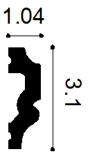 Молдинг Orac Decor Axxent PX116