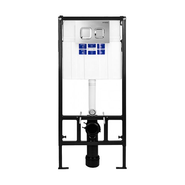 Инсталляция Peštan Bettoserb Sava Fix Slim с клавишей SMART хром глянец SET40006473