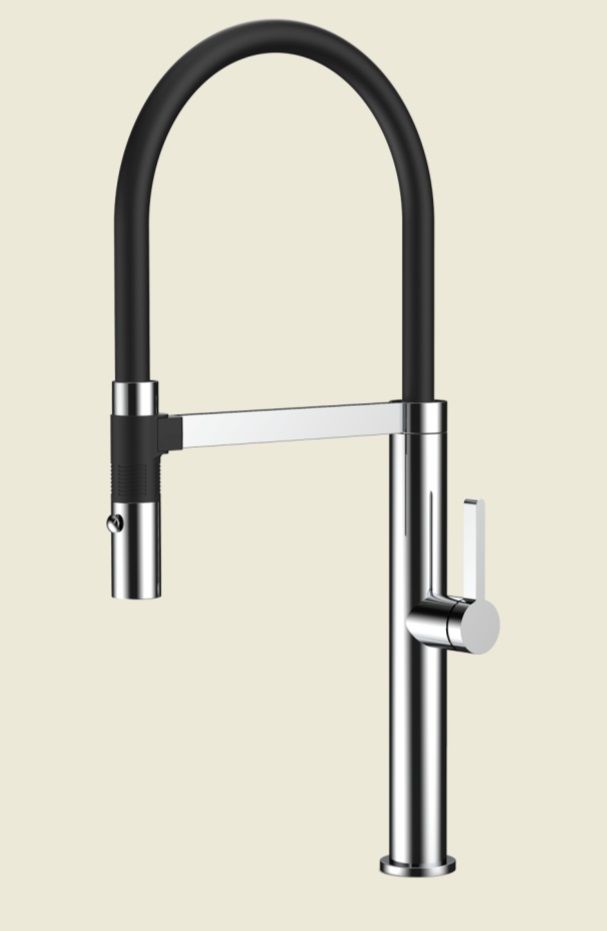 Смеситель для кухни AQUAme Cucina с гибким изливом хром AQM9904CR