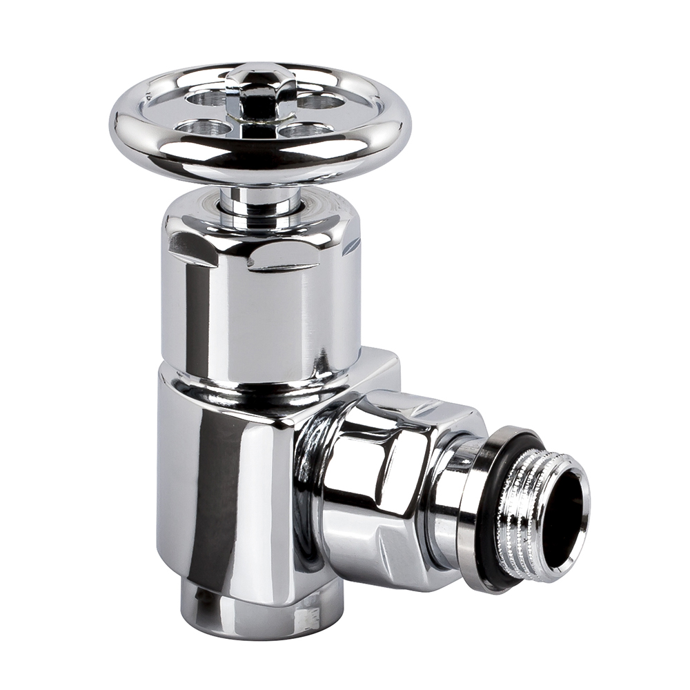 Вентиль угловой ручной SR Rubinetterie Prestige & Minimal 1/2 маховик хром 0335-1500C000