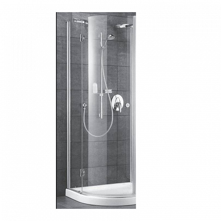 Дверь для душевого ограждения левая Ideal Standard Aquarian De Luxe Q серебристая TC836YB