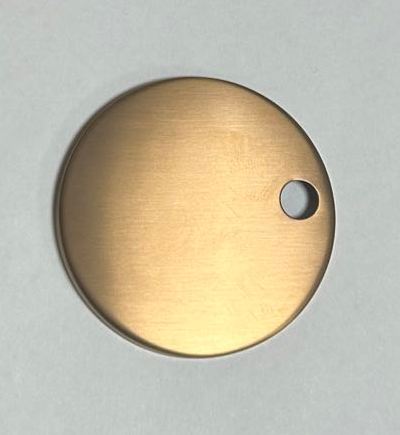 Заглушка крепежа сиденья Aquanet AQM1209 медь шлифованная AQM0040BC