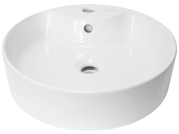 Раковина накладная Sanita Luxe Best Shelf Ø433 мм WB.CT/Best/43-C.Shelf/WHT