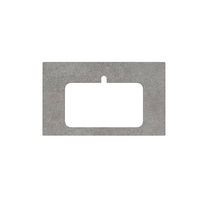 Столешница из керамогранита Kerama Marazzi Фондамента 80 см для встраиваемой сверху раковины PL2.DL500920R/80