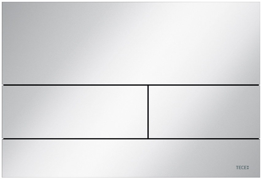 Панель смыва для унитаза TECE TECEsquare II металлическая белая 9240832