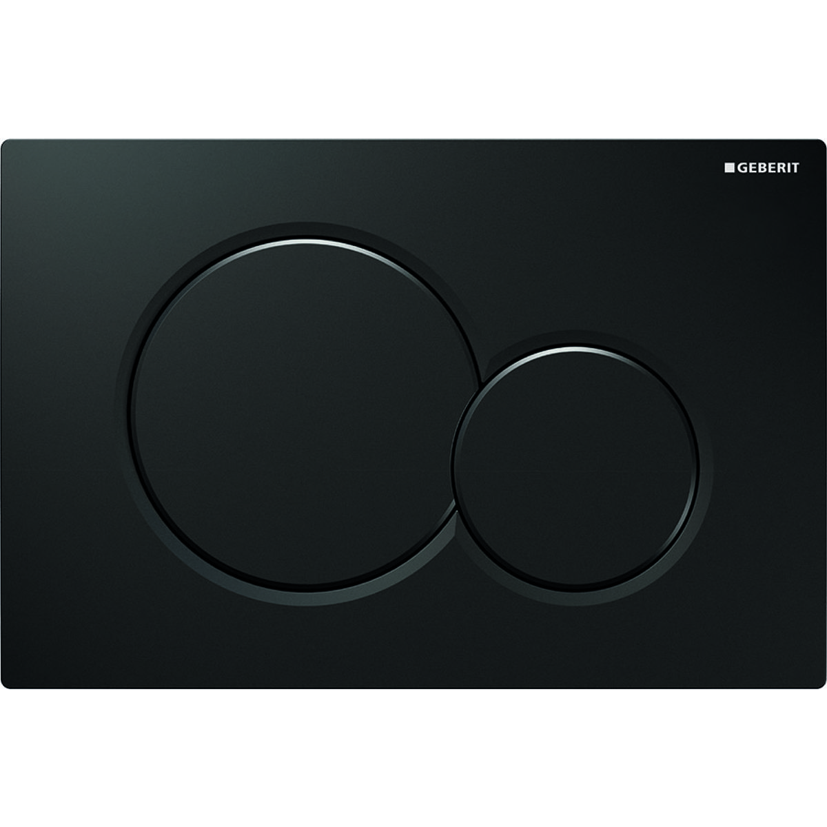 Смывная клавиша Geberit Sigma01 двойной смыв пластик черная 115.770.DW.5