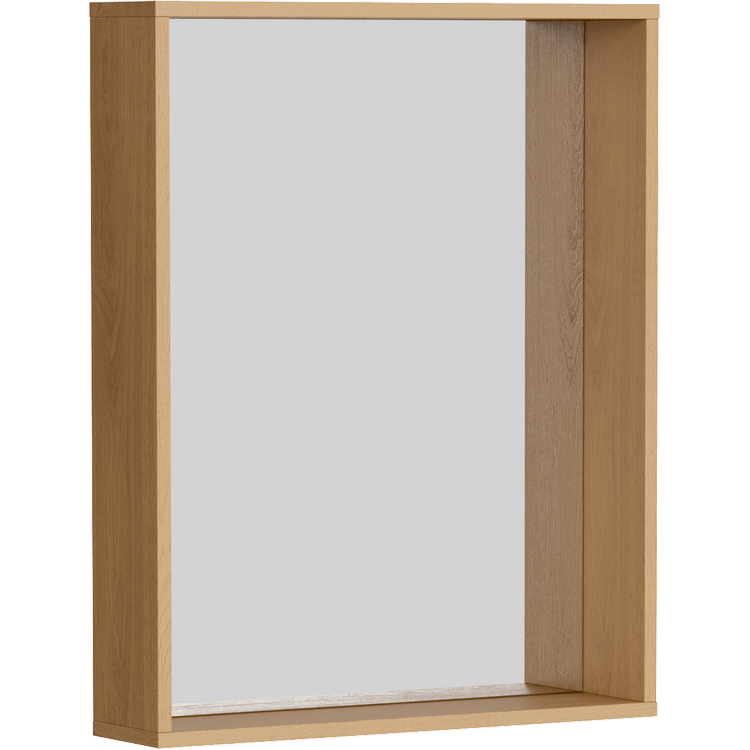 Зеркало в раме AQUATON Basic 750х600х142 мм дуб золотой BAS0207DZ