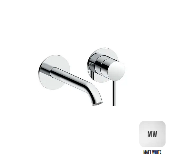 Внешняя часть смесителя для раковины Almar Washbasin излив 160-185 мм белый матовый E210054.MW