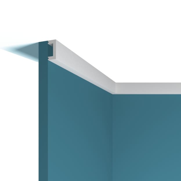 Карниз потолочный Perfect Plus P123 из ударопрочного полимера 2000x100x100 мм P123