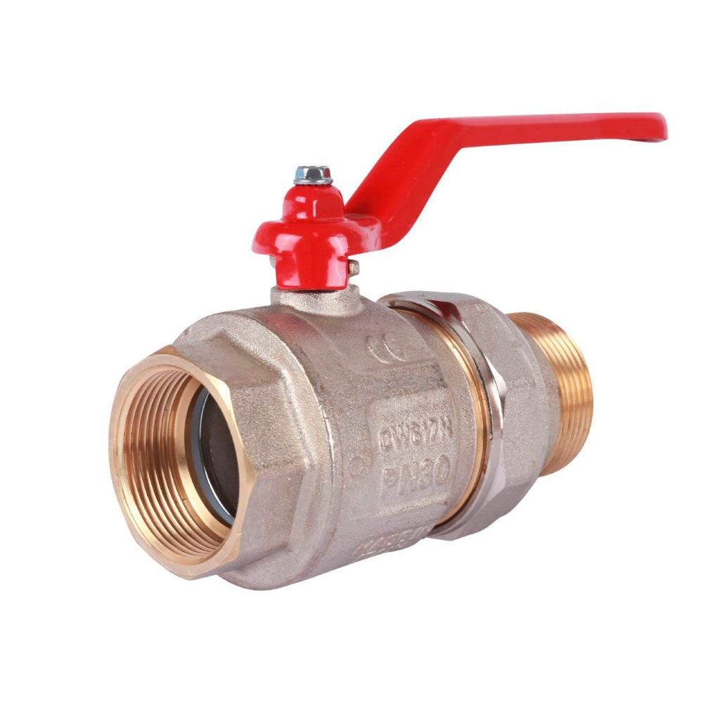 Кран шаровой Itap IDEAL 098 полнопроходной с накидной гайкой 1 1/2 бабочка 0980112