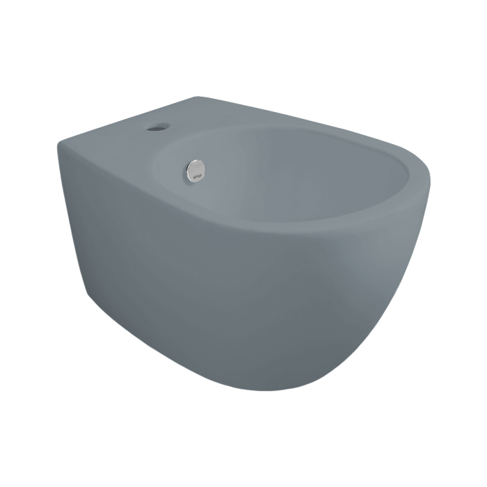 Биде подвесное Simas Vignoni 56х36.5 см 1 отверстие cemento matt VI19 cemento matt