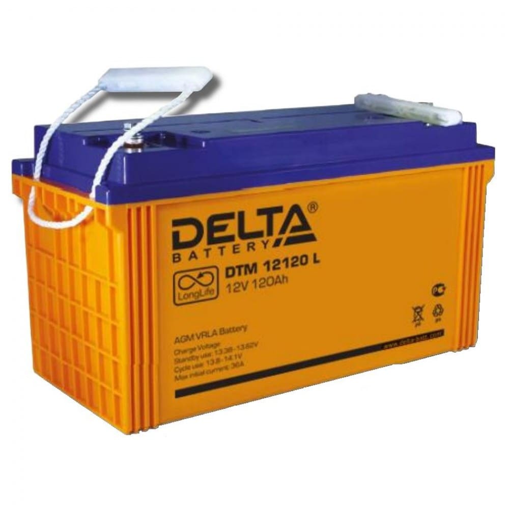 Аккумуляторная батарея Delta DTM 12120 L 12 В 120 Ач 12120