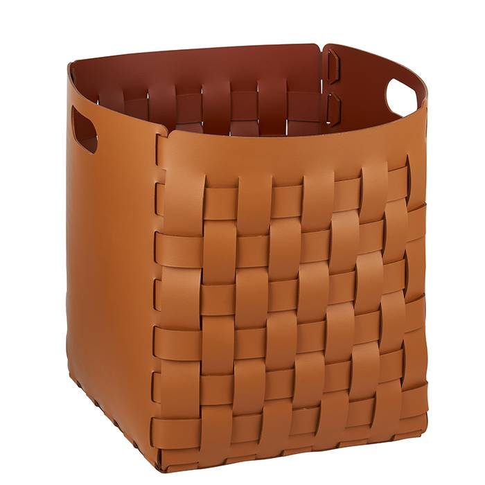 Корзинка ADJ Bottega 35х35х40 см коньяк/бордо 1047.09/30