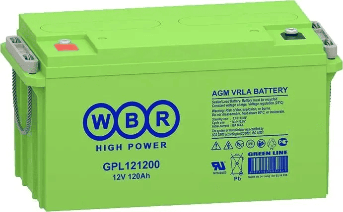 Аккумулятор WBR GPL 12200 12 В 20 Ач GPL 12200