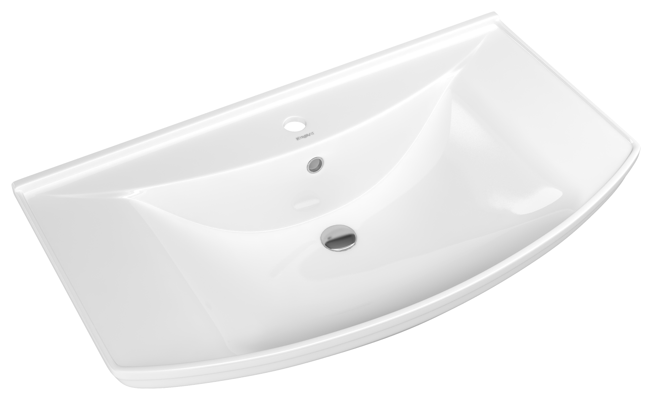 Раковина Kirovit Стиль 850 865х490х210 мм с отверстием под смеситель 4620008197357