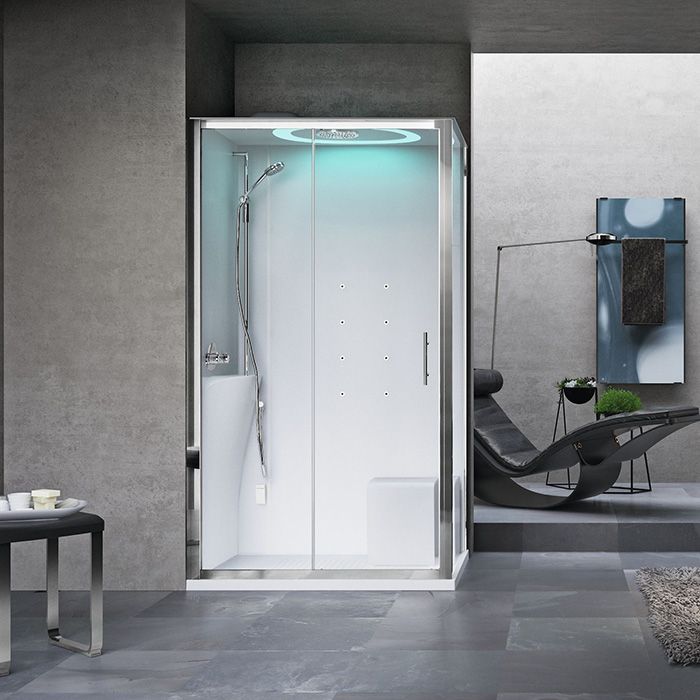 Душевая кабина Novellini Eon 2P 120х80х236 см Sx турецкая баня гидромассаж термостат EON2P129ST1N-1AK