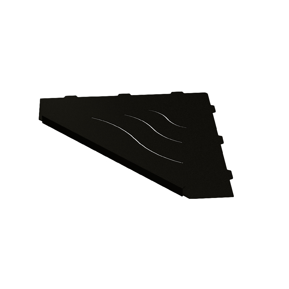 Полка для ванной угловая RGW MT-13B черная 49279913-04