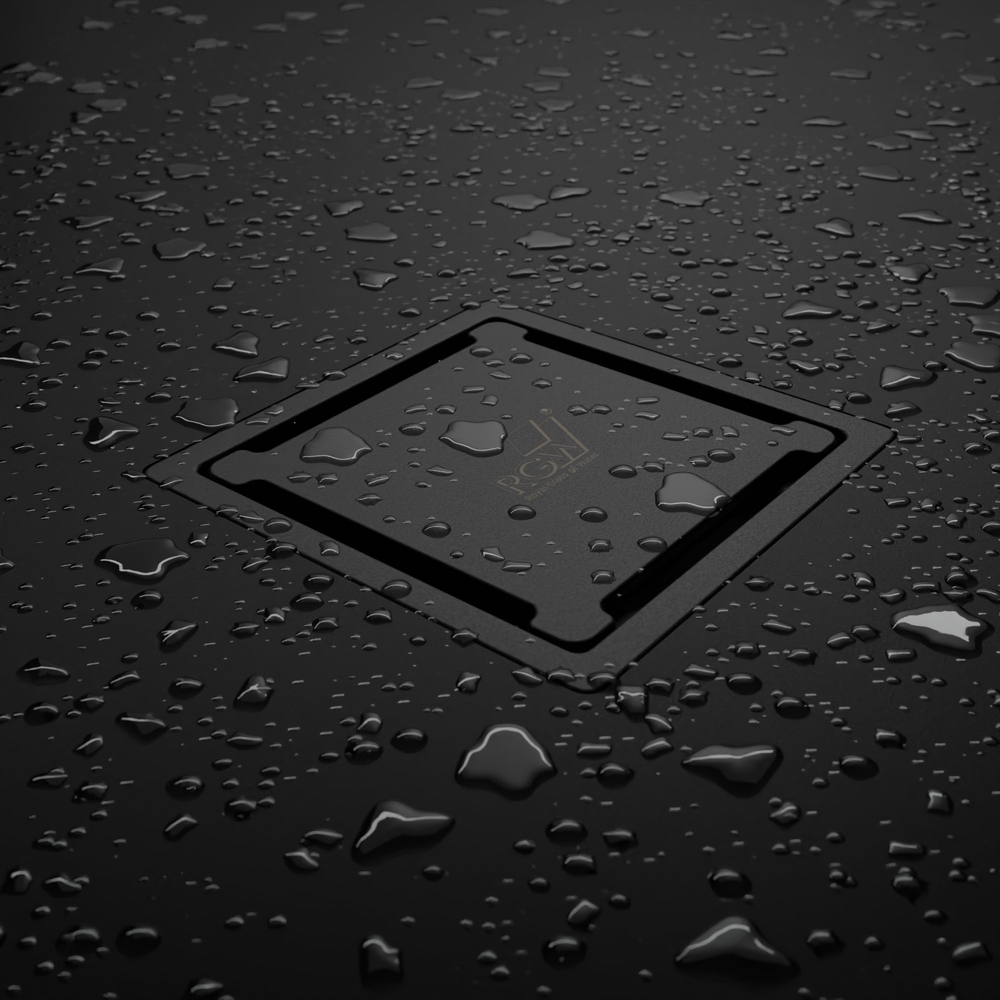 Душевой трап RGW SDR-13B угловой черный 47211311-04