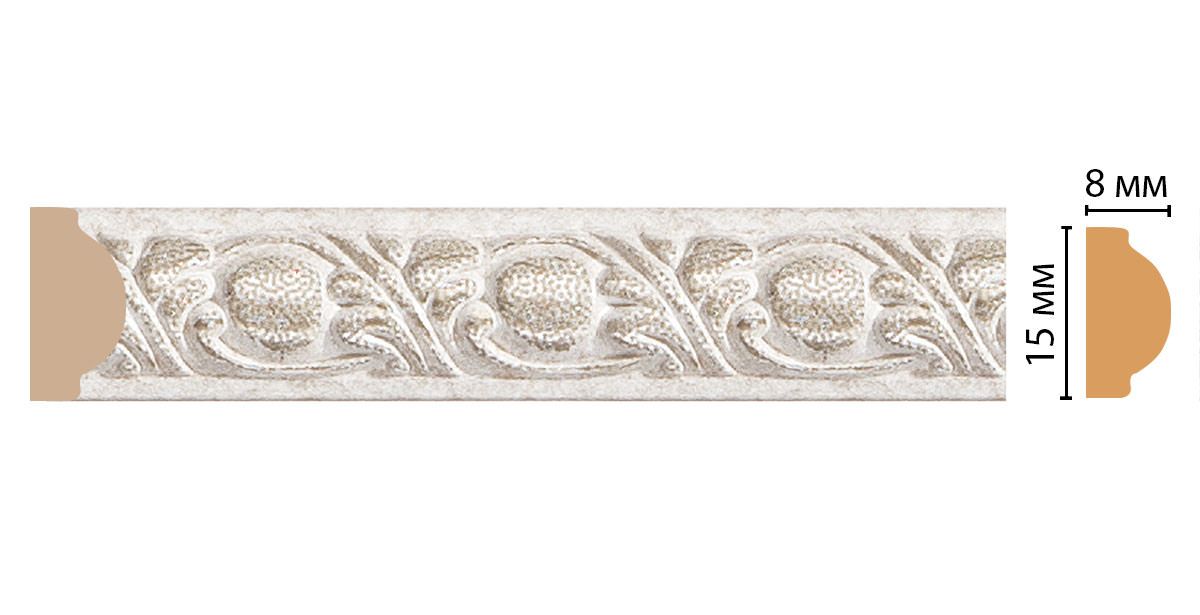 Молдинг DecoMaster 130C-19D 15х8х2400 мм 130C-19D
