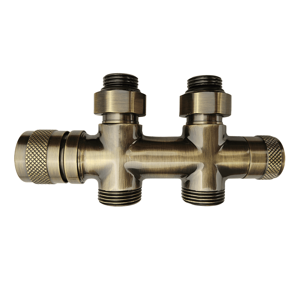 Узел нижнего подключения Primoclima Armature Lunar термостатический прямой 1/2x3/4 Бронза PCART889ABR