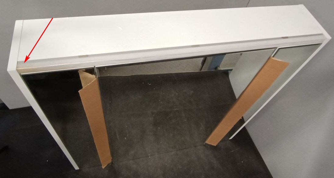 Зеркальный шкаф Roca Ronda 800х780х145 мм с LED-подсветкой и розеткой бетон/белый матовый ZRU9303009