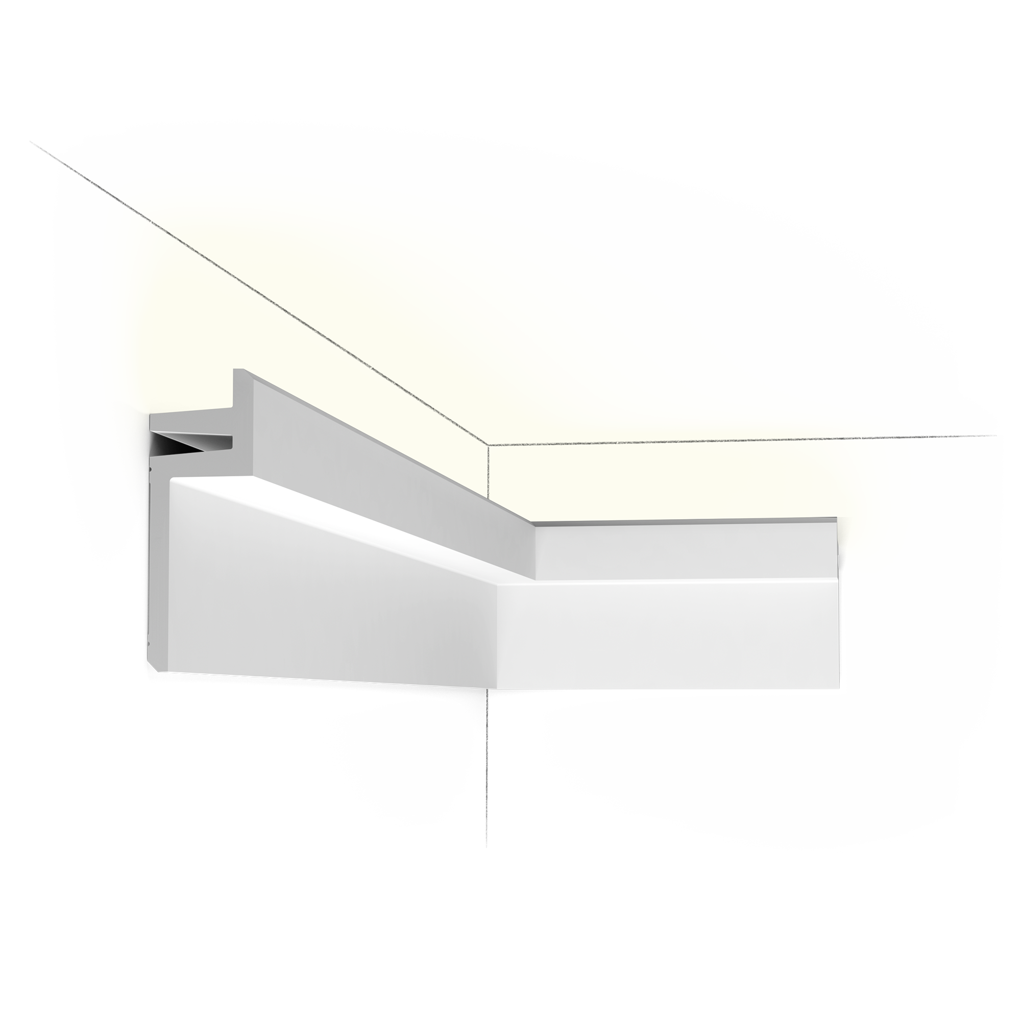 Карниз для скрытого освещения Orac Decor C382 L3 Linear Led Lighting