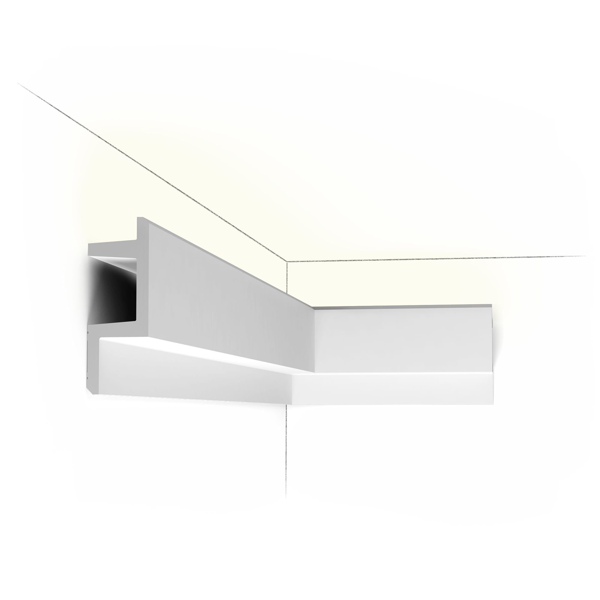 Карниз для скрытого освещения Orac Decor C383 L3 Linear Led Lighting