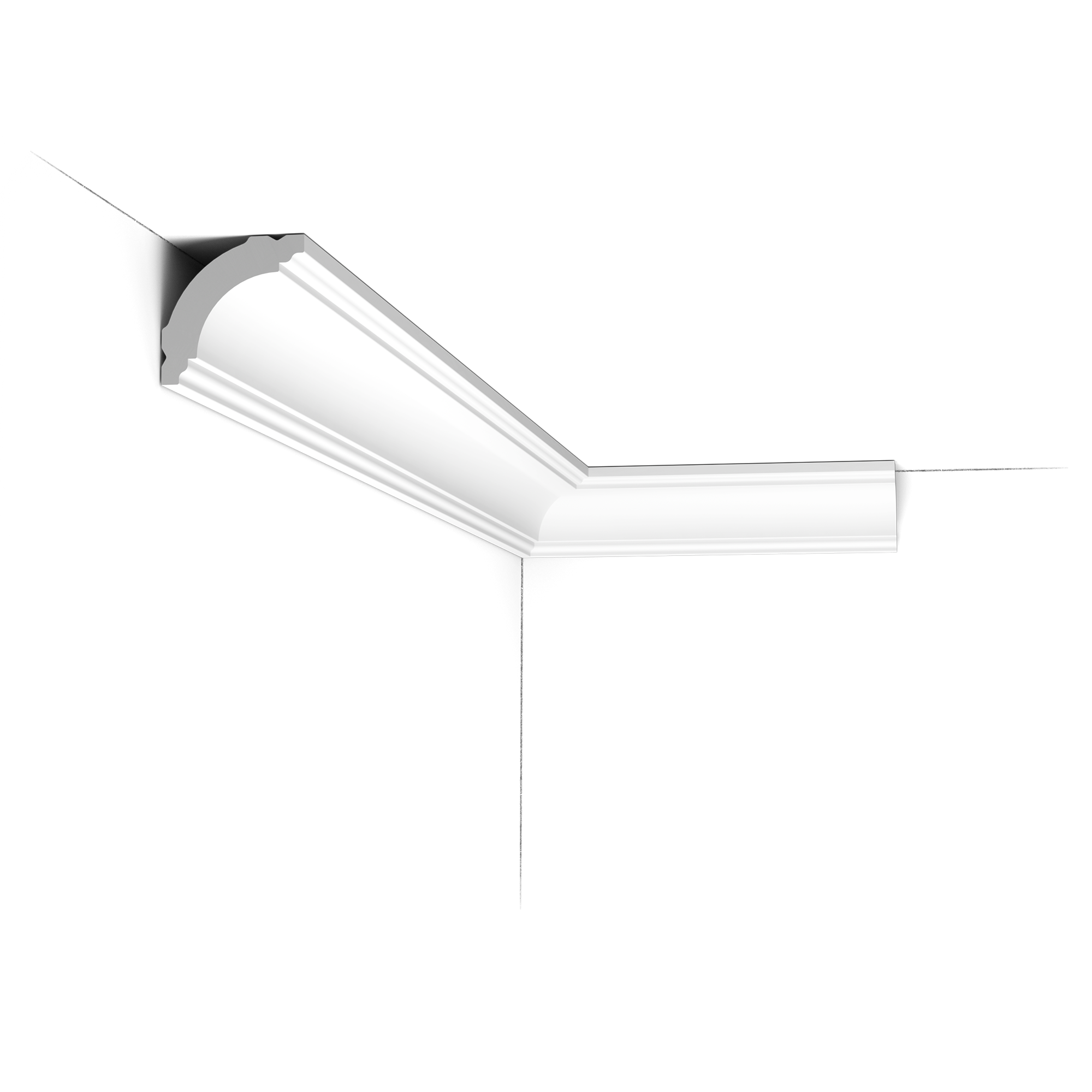 Карниз потолочный Orac Decor Basixx 40x40x2000 мм CB510N