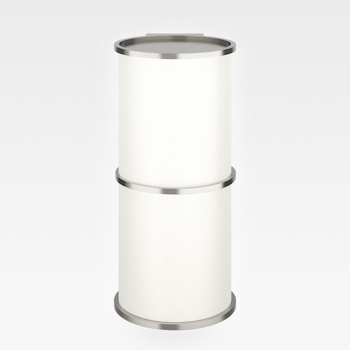 Светильник настенный LED Armani/Roca Baia brushed steel 7.8130.8.434.2